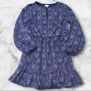 C Long Sleeve Purple Dress Size Medium (M) A111
